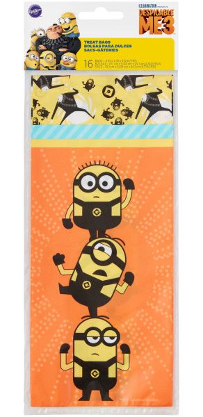 Minions Treat Bag, 16-pk Front_Flat