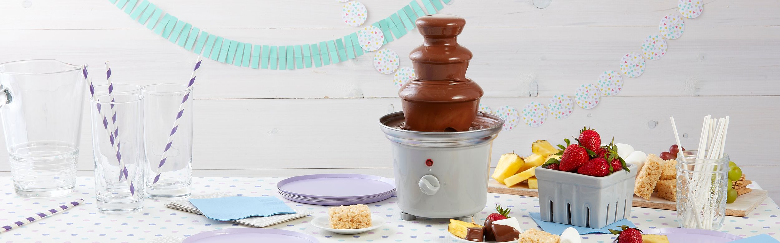 Wilton Small Chocolate Fountain, Silver, for Birthday Party