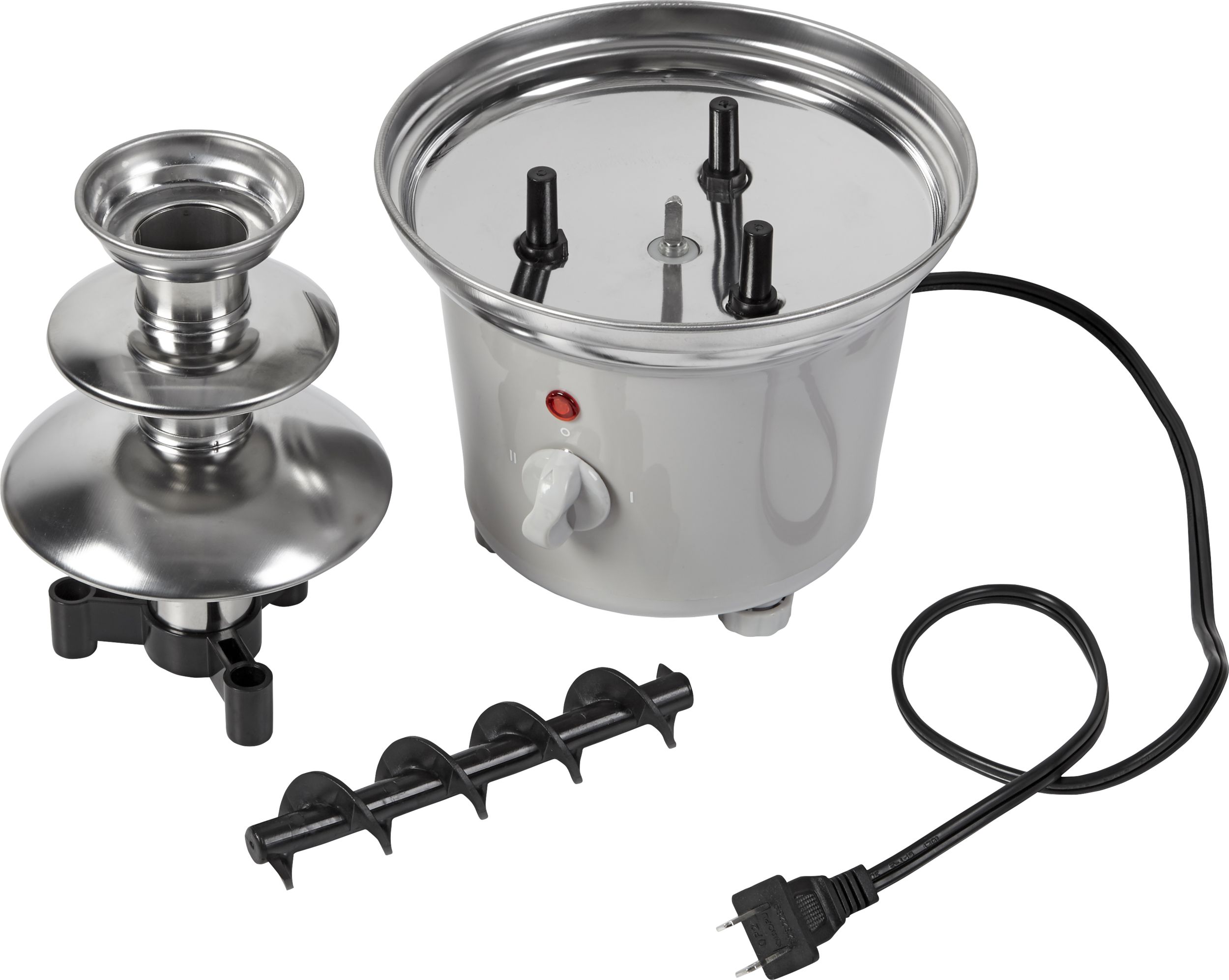 Wilton Small Chocolate Fountain, Silver, for Birthday Party Composite_or_Mixed