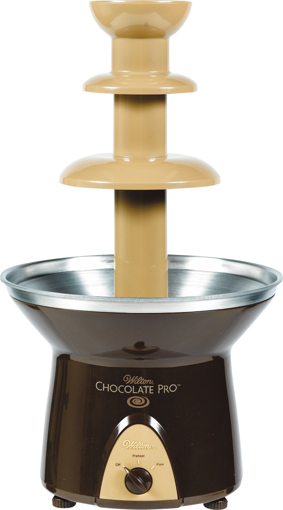 Wilton Chocolate Fountain, Brown, for Birthday Party Front_Flat