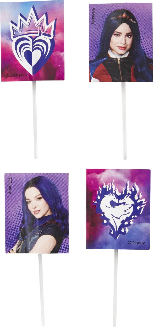 Wilton Descendants 3 Cupcake Toppers, 24-pk Front_Flat