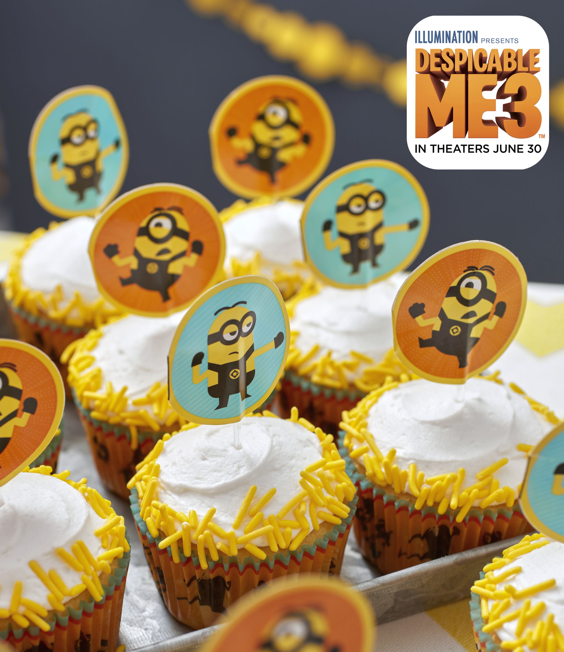 Wilton Minions Fun Picks Cupcake Toppers, 18-pk Composite_or_Mixed