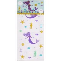 Wishful Mermaid Treat Bag Kit, 20-ct Overhead_Flat