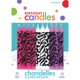 Animal Print Birthday Candles, 10-pk Front_Flat