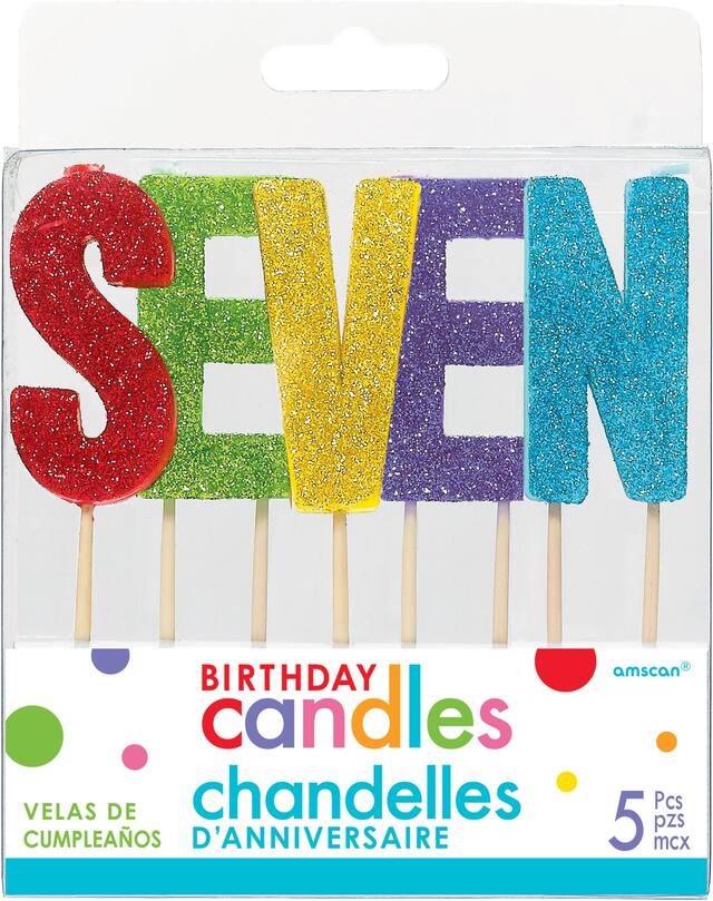 Glitter Toothpick Candle Set, 3-pc Front_Flat