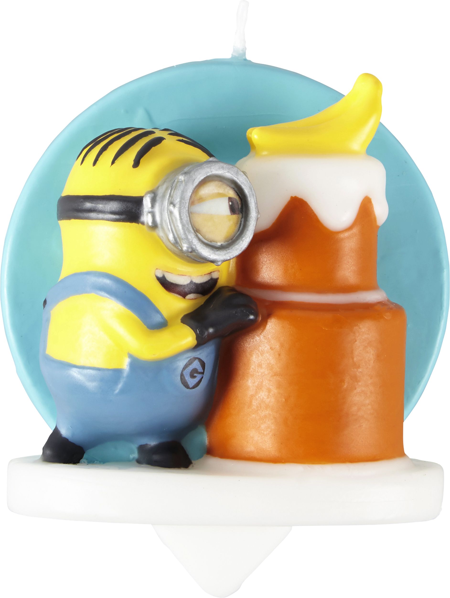 Minions Birthday Candle Front_Flat