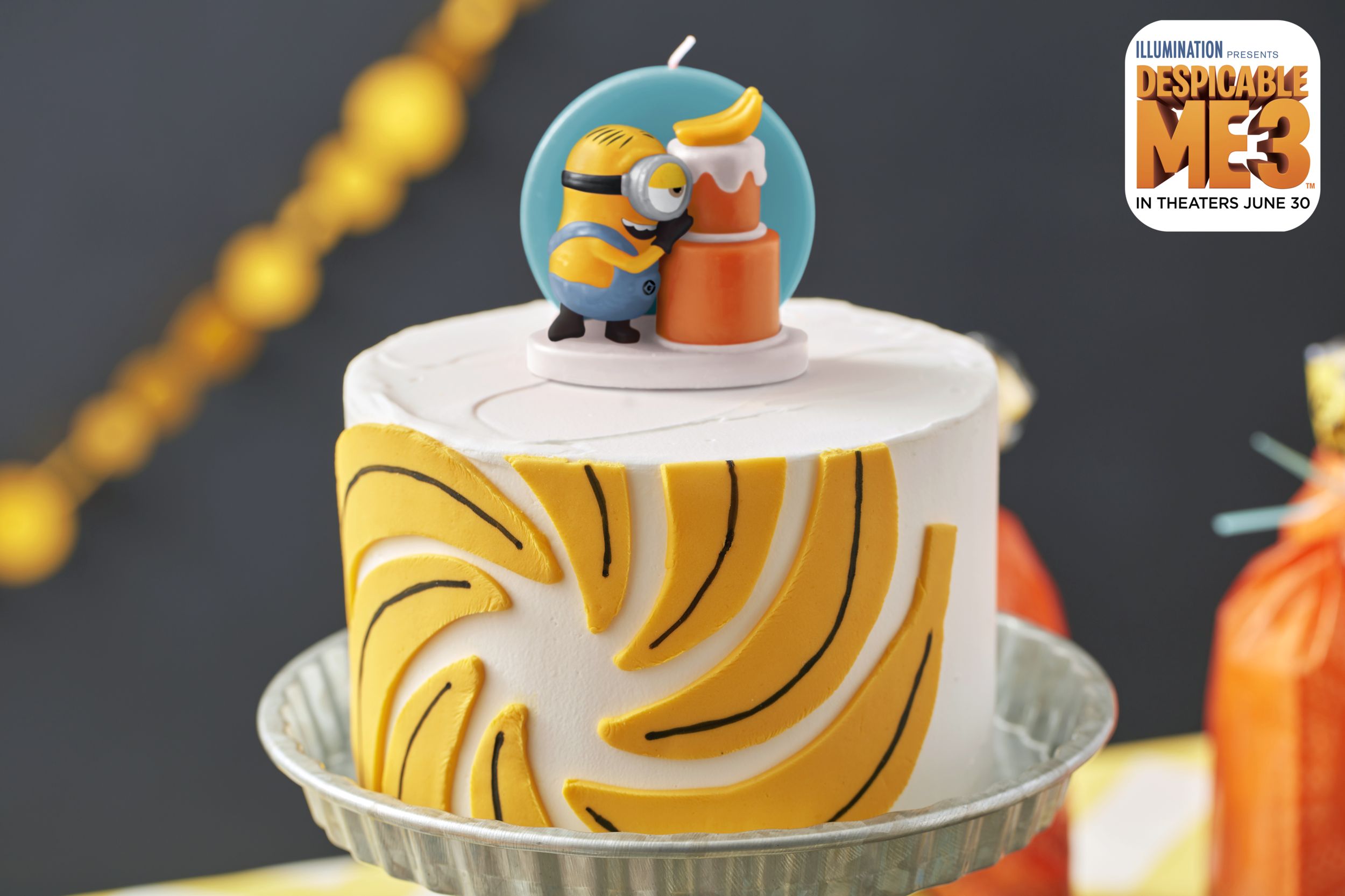Minions Birthday Candle Front_Elevated