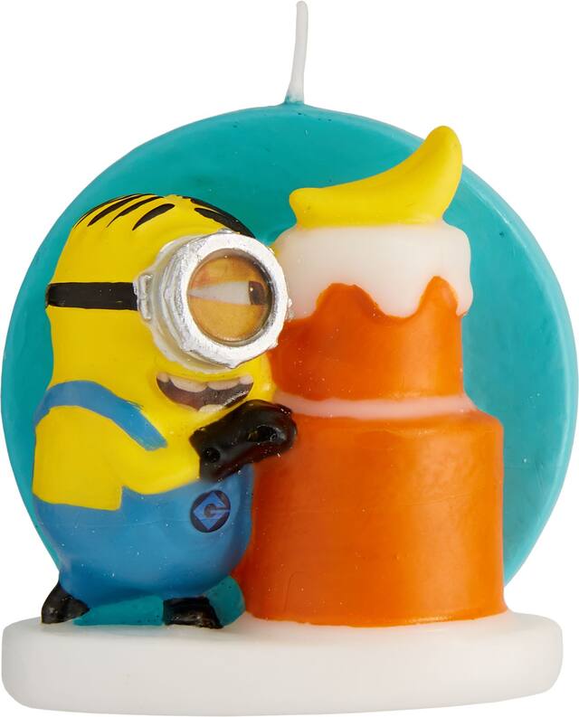 Bougie d'anniversaire Minions Front_Flat