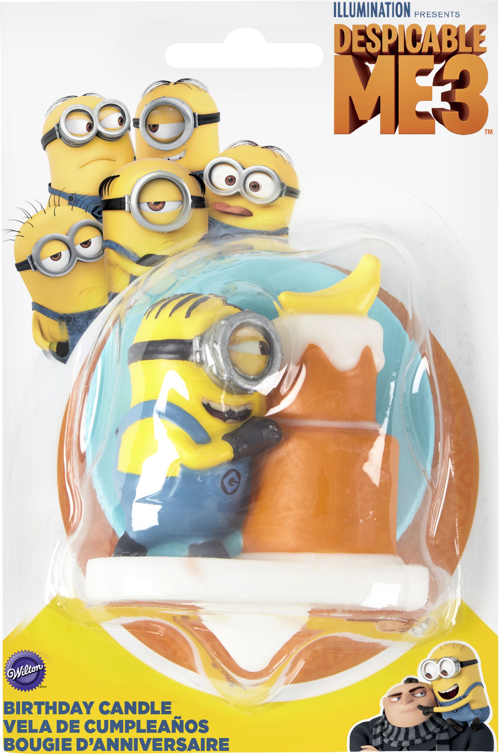 Minions Birthday Candle Front_Flat