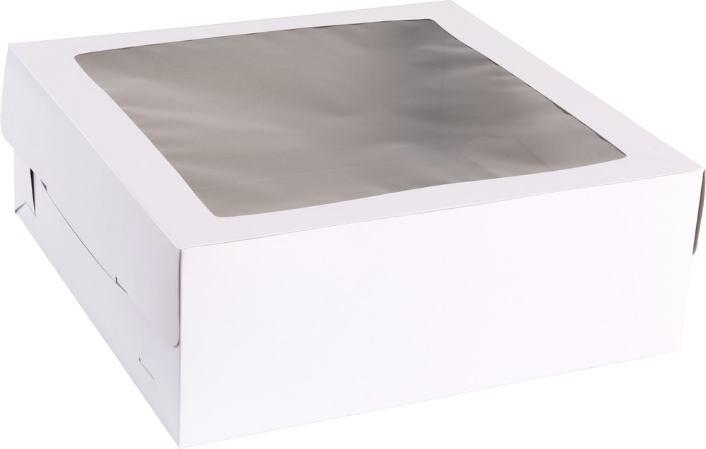 White Window Cake Box Party City