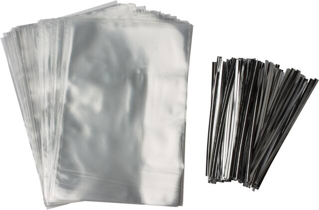 Clear Party Bags, 100pk Party City