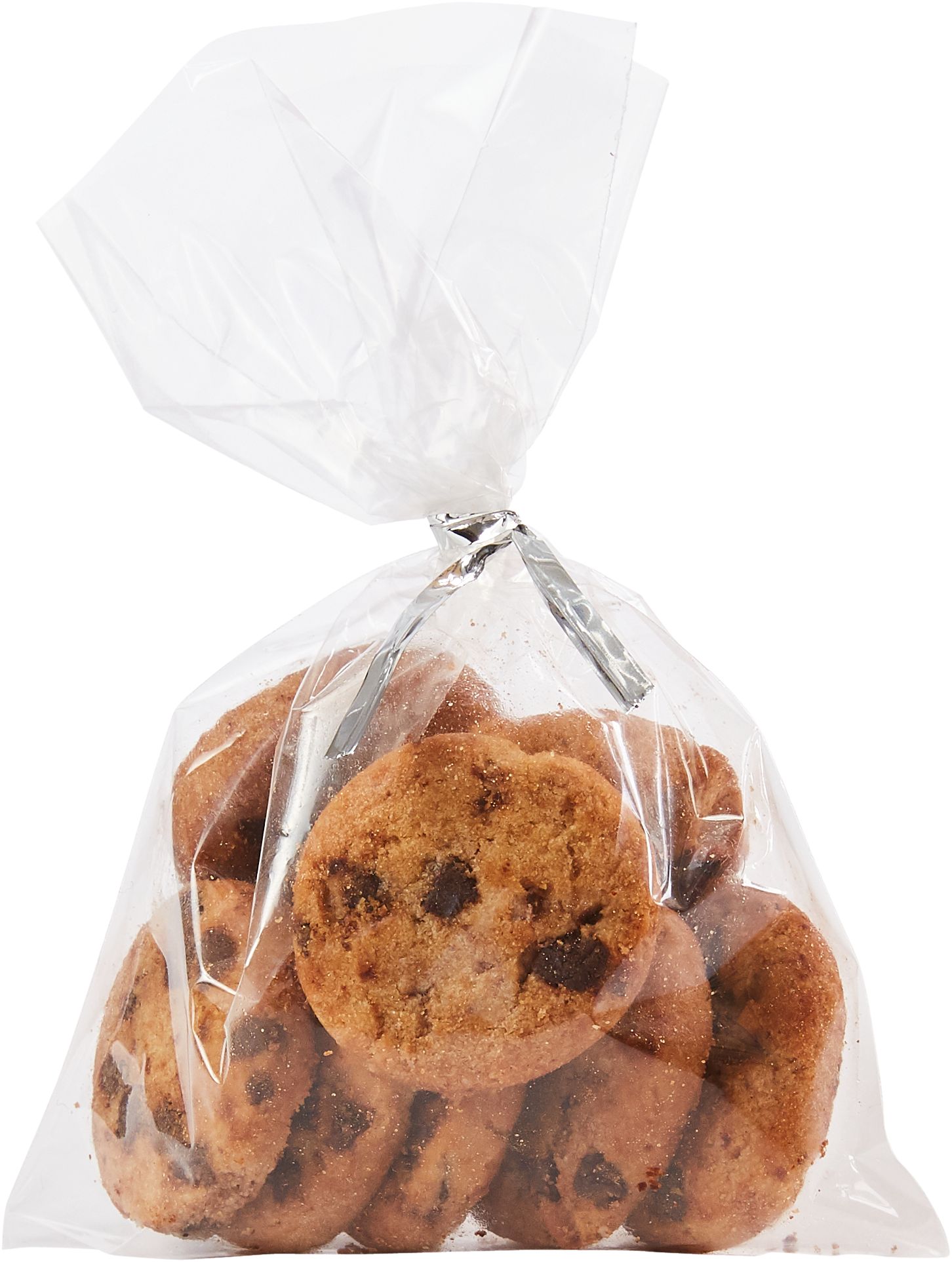 Sacs de fête pour friandises en cellophane rectangulaires Wilton avec attaches torsadées, 8 po, paq. 100, pour fête d'anniversaire Front_Elevated