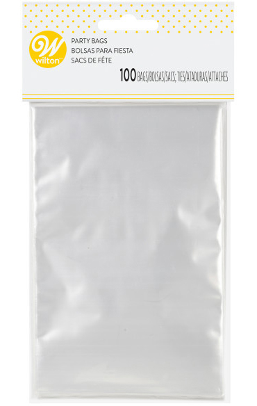 Mini Clear Plastic Treat Bags, 50-pk