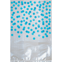 Sacs à friandises à pois bleu des Caraïbes, paq. 25 Overhead_Flat