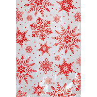 Mini sacs à friandises motif flocon de neige, paq. 25 Overhead_Flat