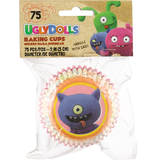 Wilton Ugly Dolls Baking Cups, Purple/Orange, 2-in, 75-pk, for Birthday Party Front_Flat