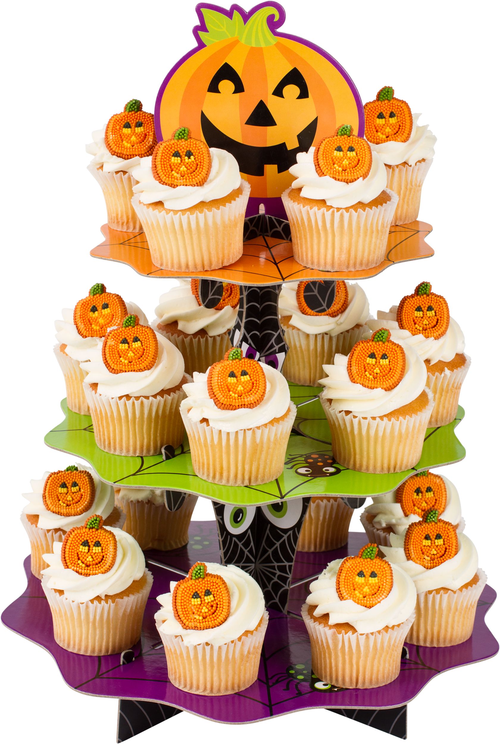 Cute Halloween Cupcake Stand Front_Elevated