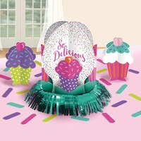 Décorations de table avec confettis, petits gâteaux à paillettes colorées, multicolore, 10 po, paq. 23, pour fête estivale Composite_or_Mixed