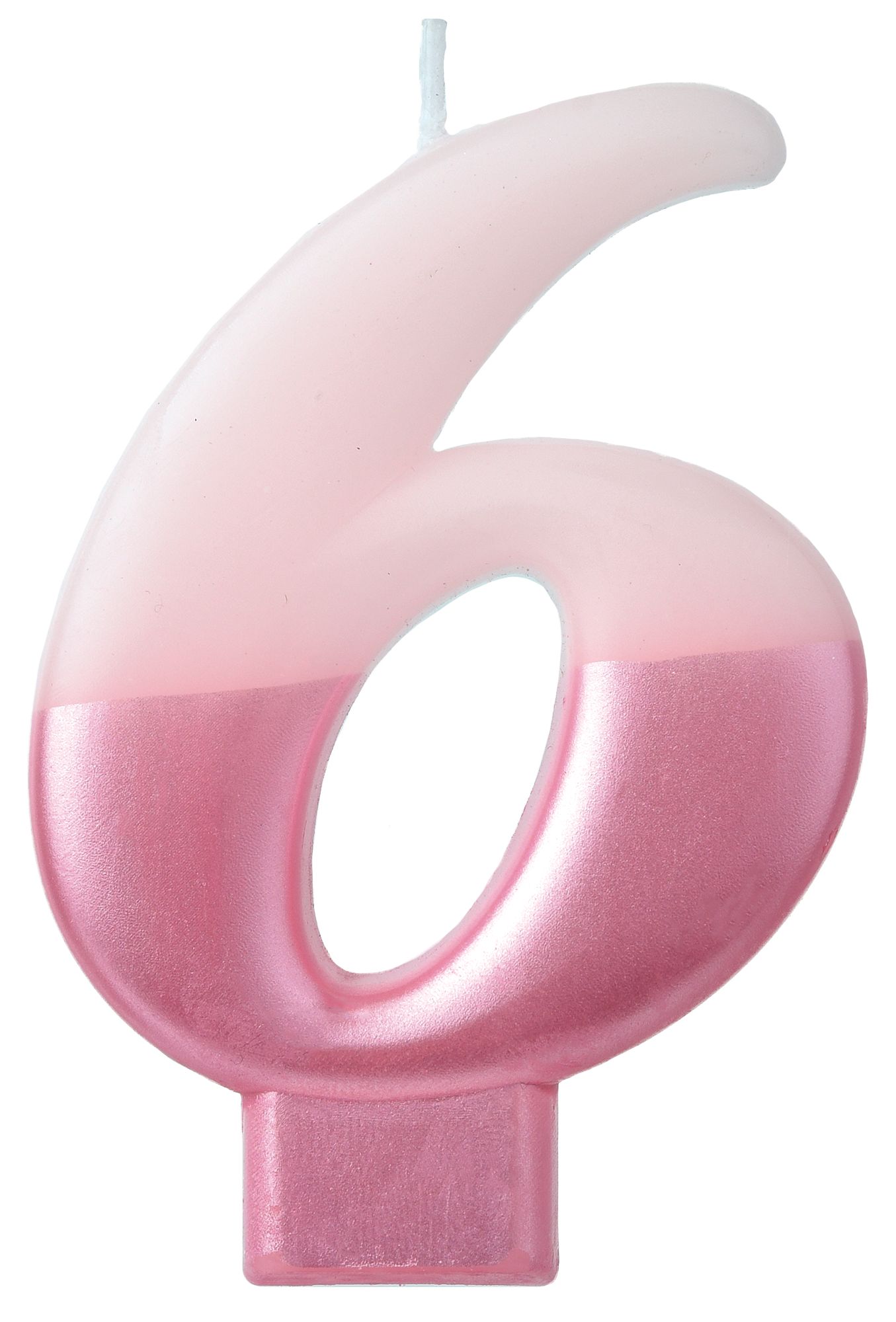 3"CANDLE #6 PINK