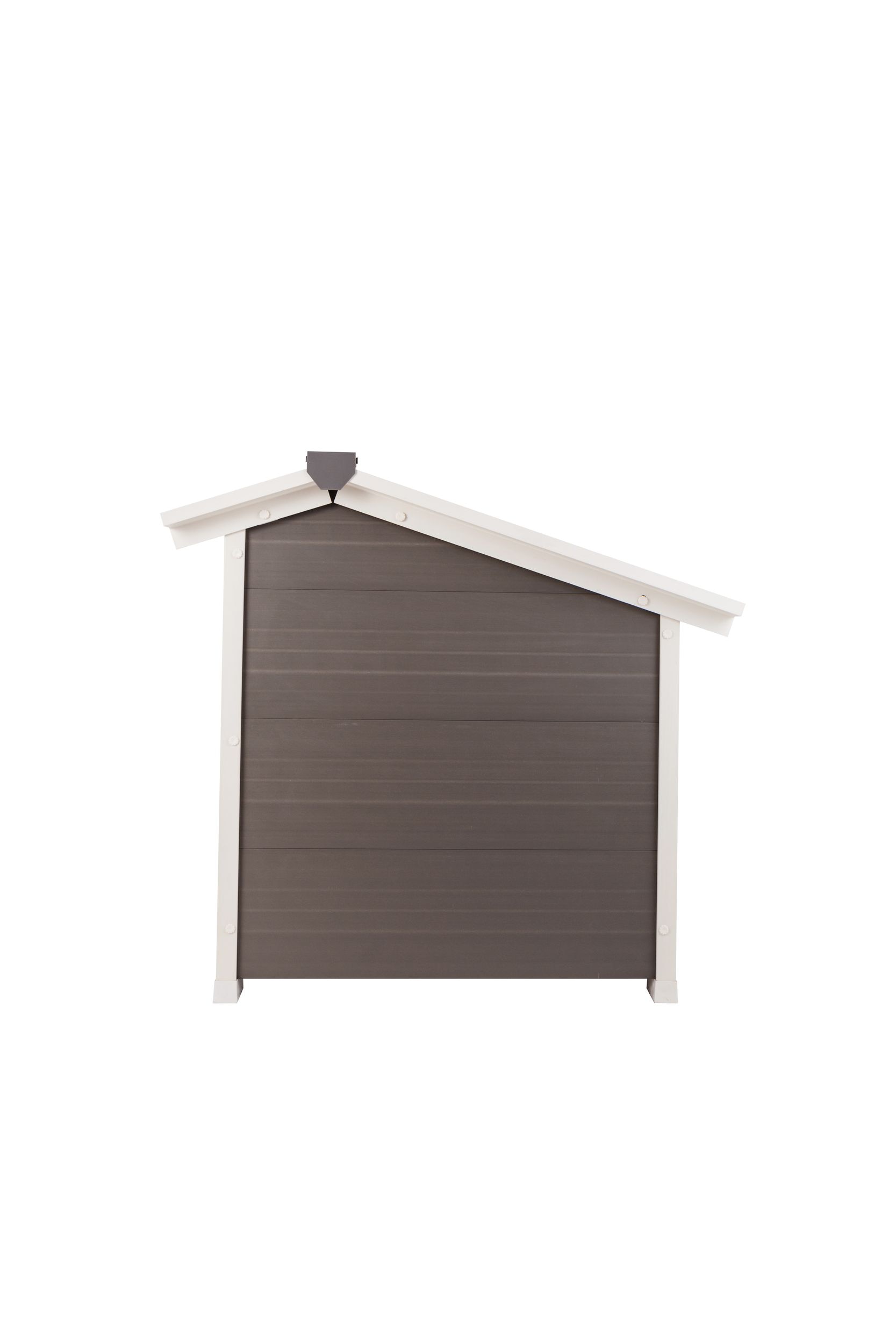 New Age Pet® ThermoCore™ Insulated Outdoor ECOFLEX® Dog House, Grey, X-Large Side_Left