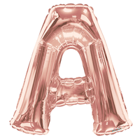 ¿DAD¿ Foil Letter Balloon Bouquet, Rose Gold, 3-pk, Helium Inflation & Ribbon Included for Father's Day