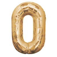 Ballon en aluminium satiné, chiffres 0 à 9, or blanc, 34 po, gonflement à l'hélium et ruban inclus, anniversaire/remise de diplômes/jour de l'An