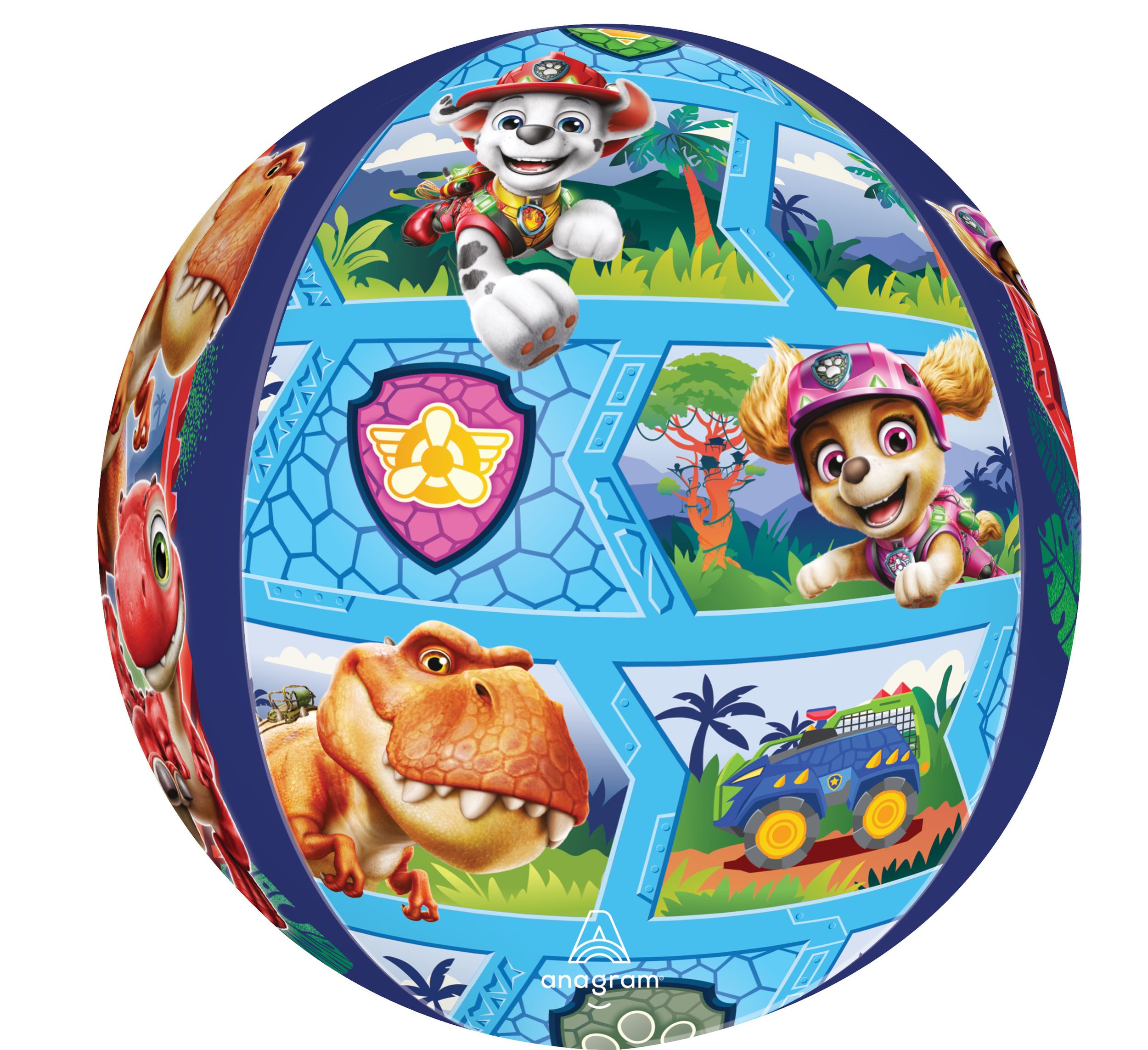 Paw Patrol, The Dino Movie Orbz Balloon Front_Flat