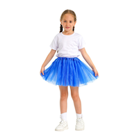 Kids' Tutu Tulle Thick Skirt, Assorted Colours, One Size, Wearable Costume Accessory for Halloween