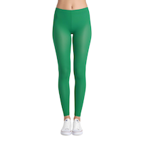 Collants sans pieds pour adulte, choix de couleurs, taille unique, accessoire de costume à porter pour l'Halloween Front_Flat