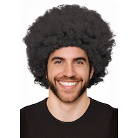 Perruque courte frisée, choix de couleurs, taille unique, accessoire de costume à porter pour l'Halloween