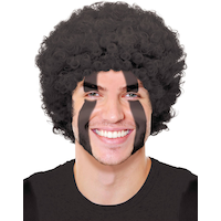 Short Curly Hairm Wig, Assorted Colours, One Size, Wearable Costume Accessory for Halloween