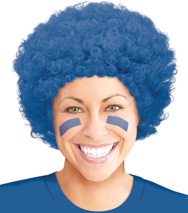 BLUE CURLY WIG