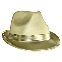 Chapeau mou en tissu des Années folles, choix de couleurs, taille unique, accessoire de costume à porter pour l'Halloween Front_Angled_Right