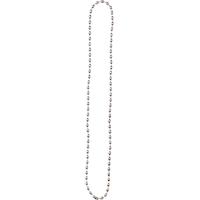 Metallic Beaded Necklace Jewelry, Assorted Colours, 30-in, Wearable Costume Accessory for Halloween Front_Flat