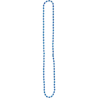 Collier de perles métalliques, choix de couleurs, 30 po, accessoire de costume à porter pour l'Halloween