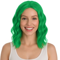 Perruque ondulée Front_Flat