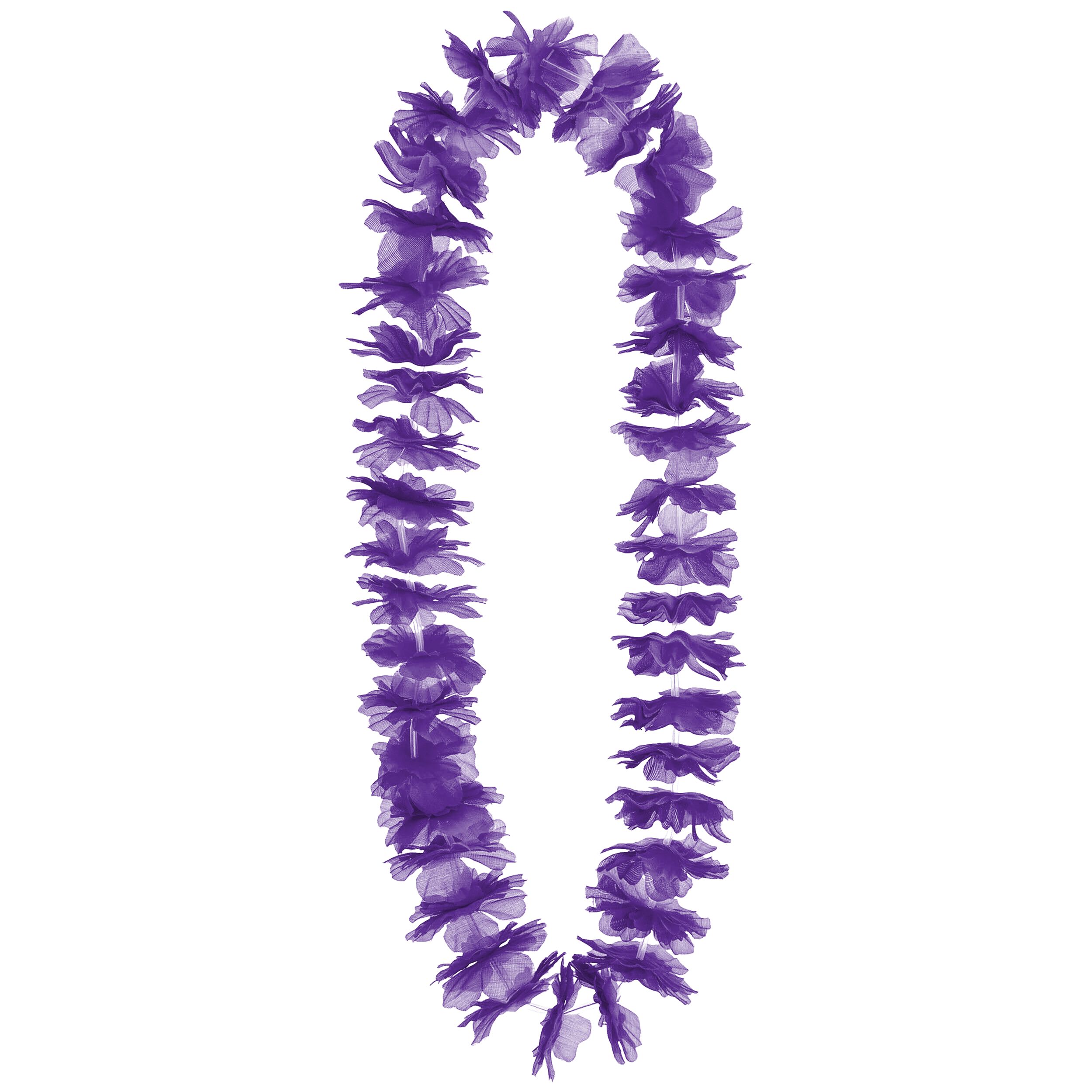 Collier lei, violet, 40 po Front_Flat