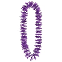 Collier lei, violet, 40 po Front_Flat
