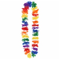 Rainbow Lei Necklace, 40-in Front_Flat