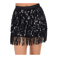 Jupe scintillante pour adulte Front_Flat