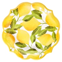 Assiettes à salade Sophistiplate Lemons, paq.&nbsp;8 Overhead_Flat