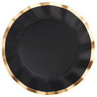 Assiettes à dîner Sophistiplate Solid Black, paq.&nbsp;8