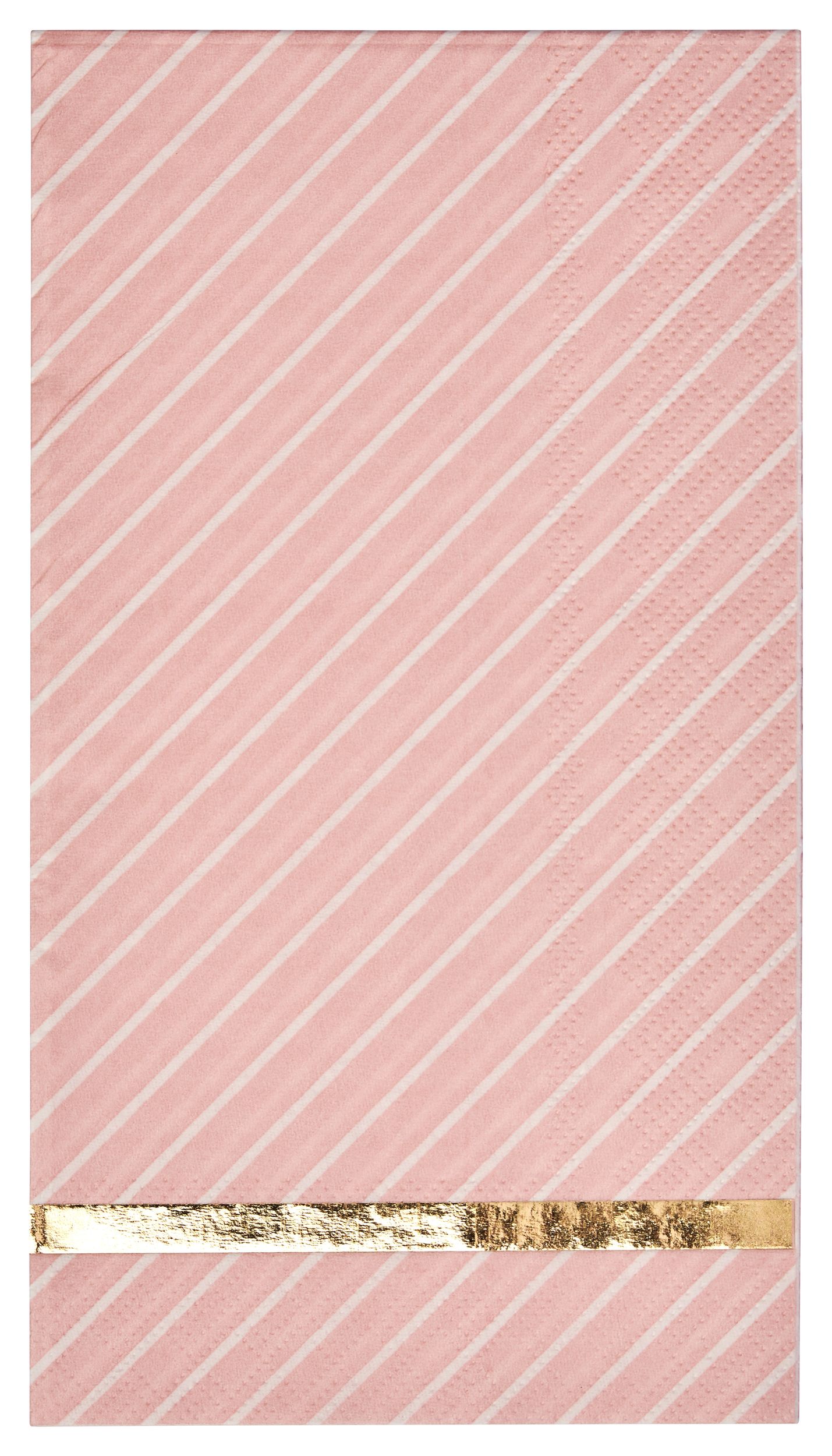 Serviettes d’invités 3&nbsp;épaisseurs Sophistiplate Solid Pink, paq. 20 Overhead_Flat