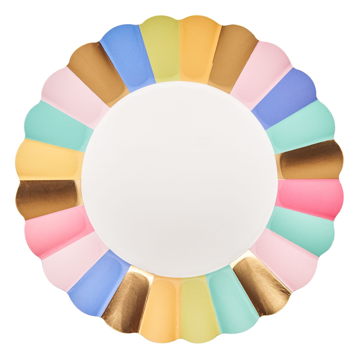 Salad Paper Plate Panoply - 8-in, 8-ct Overhead_Flat
