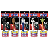 Disney Star Wars Darth Vader PEZ Dispenser, Lemon, Black, 16-g, Hard Candy, for Birthday/Party Favour Candy