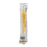 Rock Candy Crystal Stick, Sugar Flavoured, Gold, Hard Candy, for Birthday/Party Favour, Rock Candy Stick Front_Flat