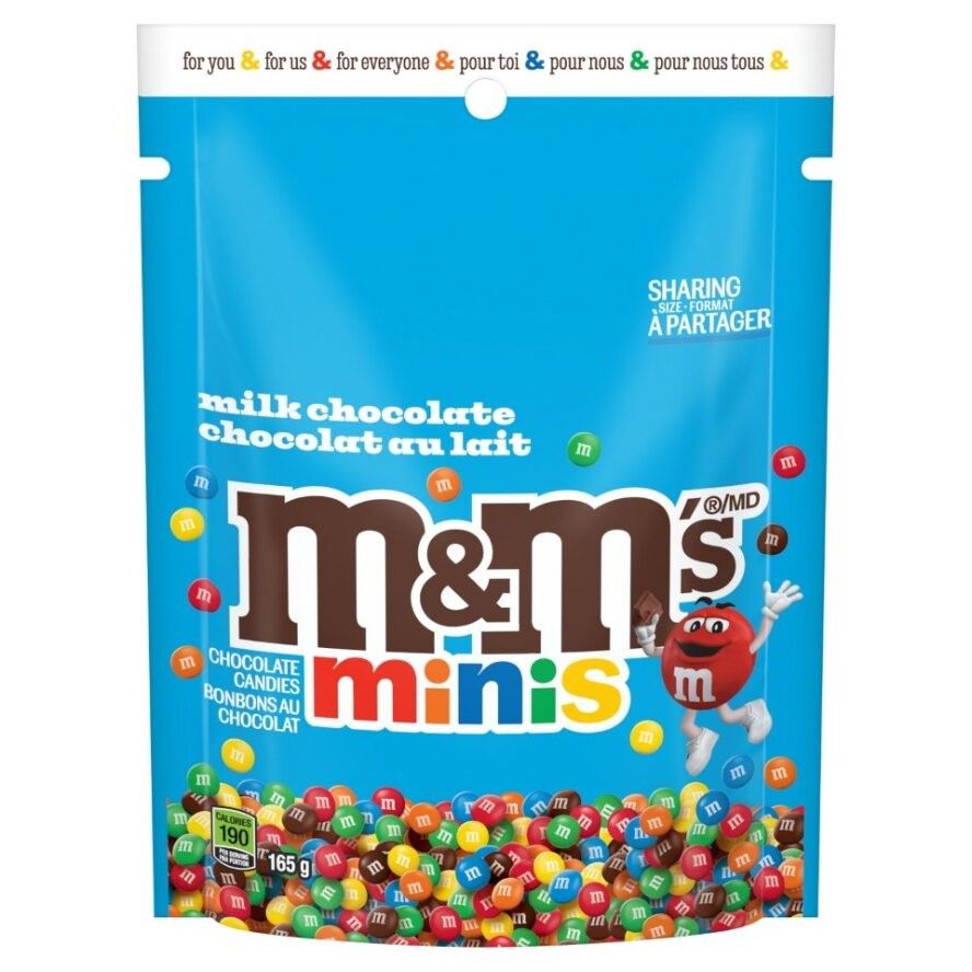Friandise au chocolat au lait M&M's Minis, 200 g Front_Flat