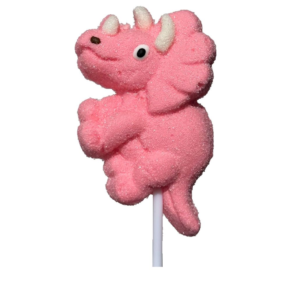 Dino Hand-Decorated Marshmallow Candy, 30-g Front_Flat
