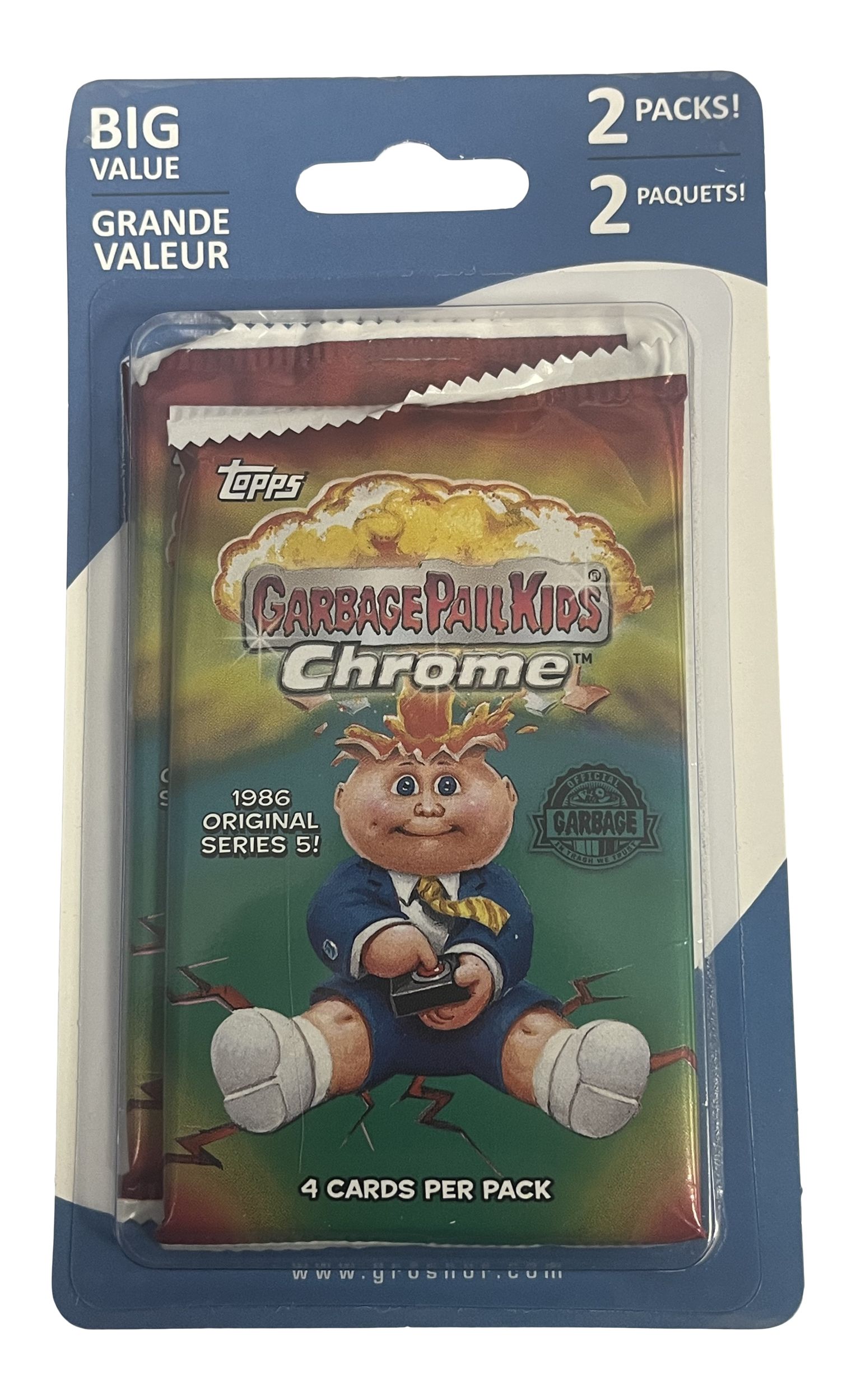 Emballage-coque de cartes à collectionner non sportives sous licence officielle, choix varié, paq. 2 Front_Flat