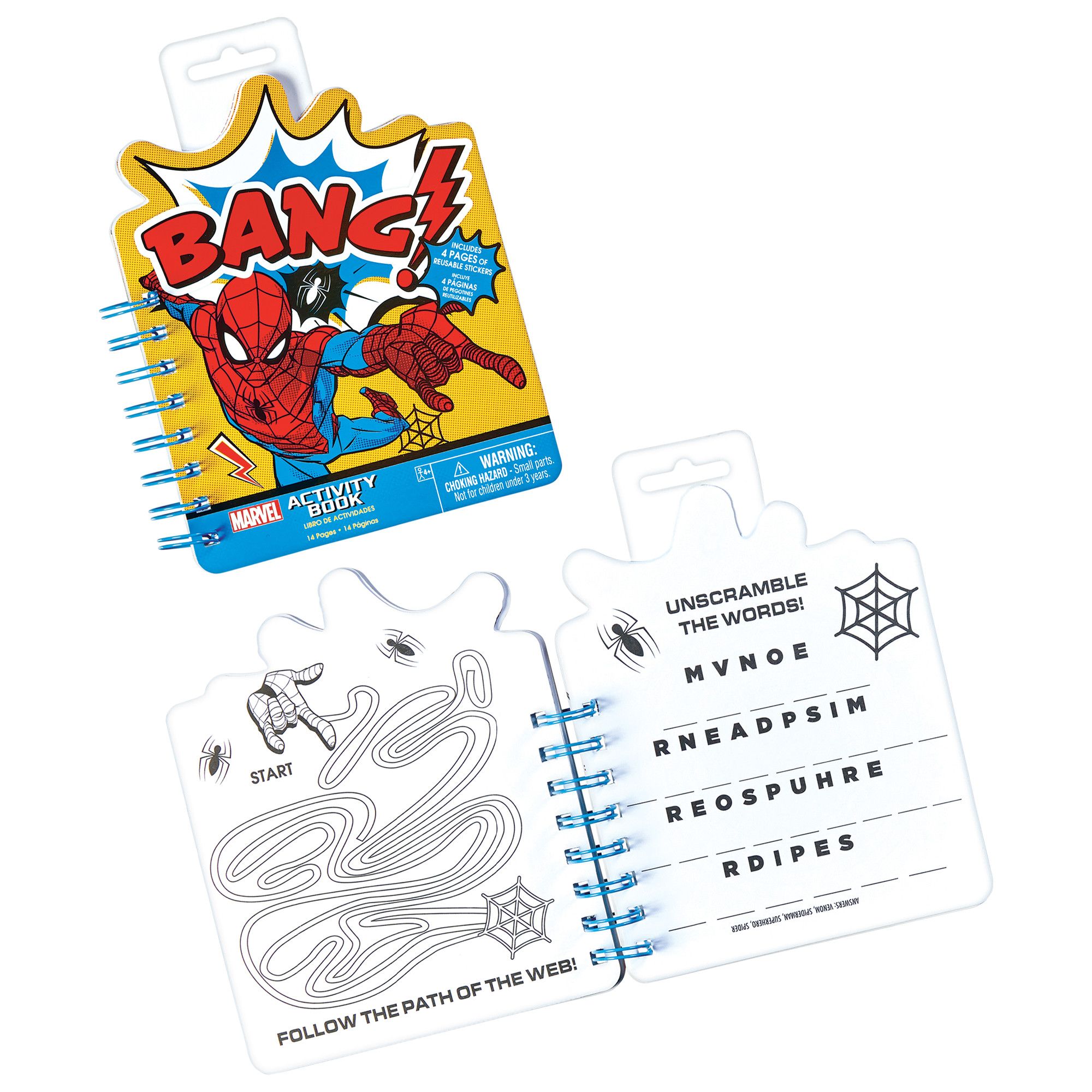 Livre d'activités Fun & Games Spider-Man Composite_or_Mixed